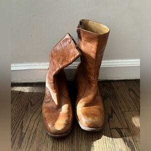 Frye Vintage Boots Mid Calf